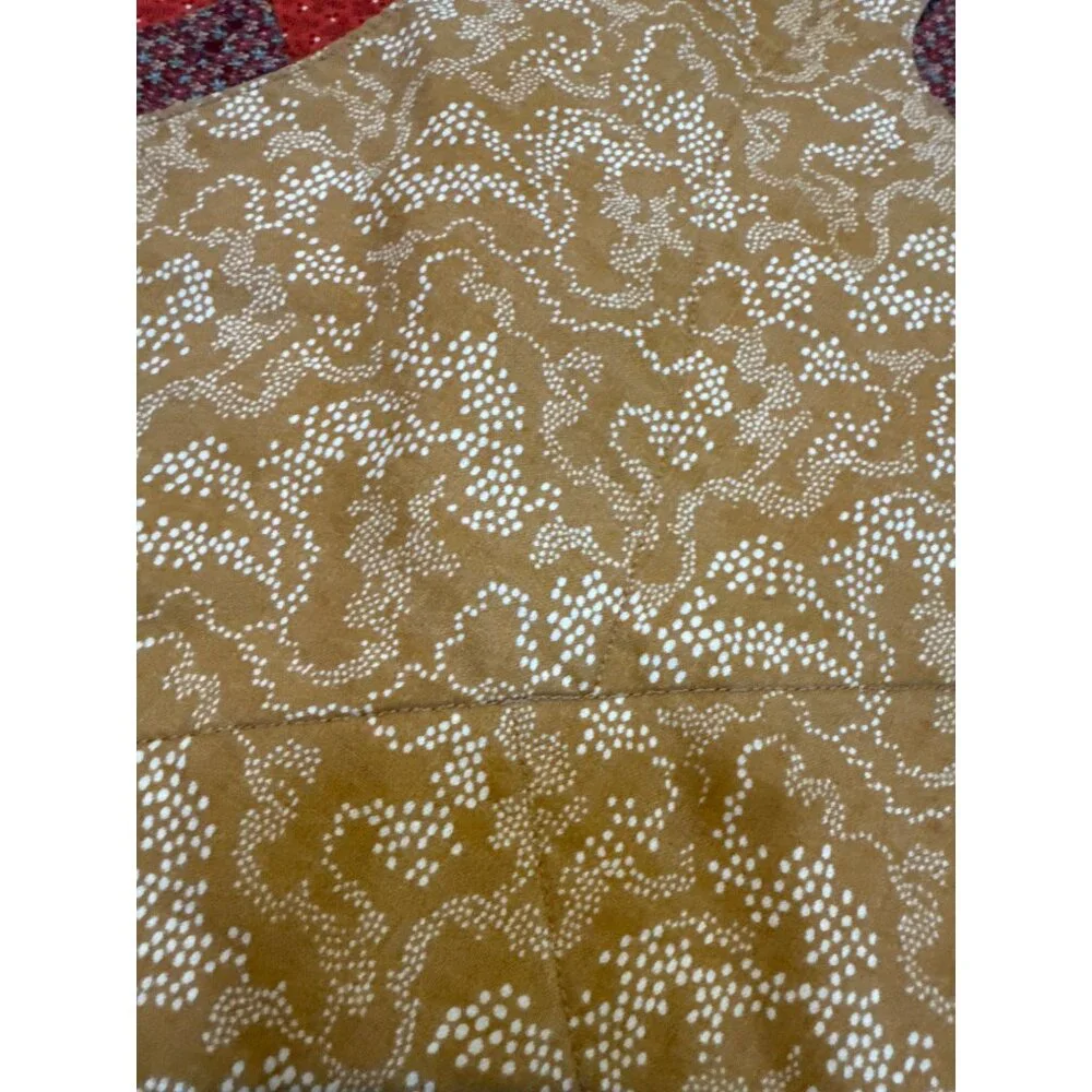 Quilt Leaves 7 Fabric Cutouts Set 6 Placemats In Assorted Autumn Colors With Var
